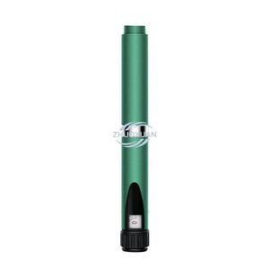 Stylo jetable en gros, stylo à injection automatique, corps de stylo en verre, embout en caoutchouc durable - Product Image 1