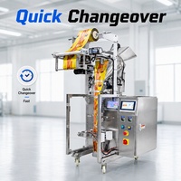 Automatische verticale suikerpulver verpakkingsmachine met auger-vuller en verzegeling voor fruitwaspoeder in kleine zakjes
