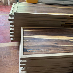 Mesas de madera maciza de arce para restaurante y tocador Acabado UV Bloque de carnicero de 36 pulgadas de diámetro de 4 asientos en color natural - Product Image 6