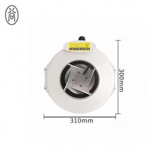 Ventiladores de conducto en línea de ventilación circular de 200mm con ventiladores centrífugos silenciosos de escape de refuerzo de calefacción/refrigeración con Control de velocidad - Product Image 1