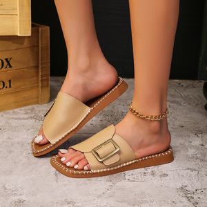 Sandales de plage pour femmes, nouvelle collection été 2025, style féerique, chaussures romaines tendance, polyvalentes 231 231 - Product Image 4