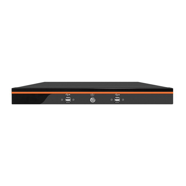 BKHD New 1U Rackmount Computer C612 Intel Xeon  E5-V3 /V4 6*2.5G NIC 10*SATA 2 COM Linux Ubuntu Cybersecurity Network Server PC