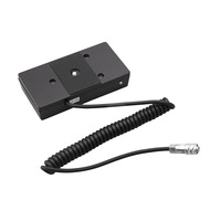 Câble d'alimentation pour caméra BMPCC 4K 6K PRO G2, plaque d'alimentation externe pour batterie NP-F970, supports de montage