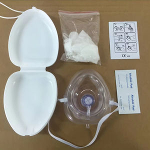 Buona qualità respiratore artificiale pronto soccorso emergenza CPR ossigeno maschera viso cardiopolmonare rianimazione CPR maschera - Product Image 1