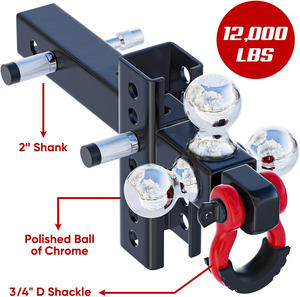 قفل مضاد للسرقة جديد من بايتس لتثبيت كرة المقطورة مع وصلة قابلة للتعديل من الفولاذ الكربوني - Product Image 3