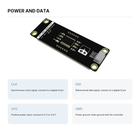 TM1637 Modul Tampilan LED 7 Segmen 4 Digit 08 Inci dengan Titik Jam untuk Penghitung Jam Digital Arduino