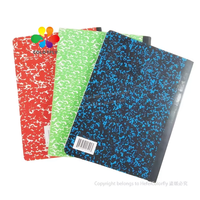 Cuadernos de Composición Estilo Mármol de Papelería, Tapa Dura, 200 Páginas, Suministros Escolares Americanos