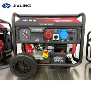 JIALING Generator bensin portabel, Generator bensin listrik profesional portabel kekuatan listrik 220V 110V 3KW 5kW 6KW 8KW untuk rumah 10KW