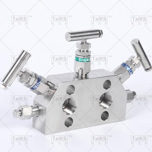 Collecteur à trois vannes haute pression en acier inoxydable 316, filetage interne, collecteur coplanaire 304, transmetteur de pression, vannes - Product Image 2