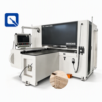 Machine de perçage CNC six faces pour le travail du bois, avec une vitesse de 18000 tr/min et 380 V, capable de contenir jusqu'à 5 unités dans un conteneur
