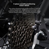 Vélo de route 700C 18 vitesses, guidon courbé, cadre en alliage d'aluminium, double frein à disque, fourche à ressort, vitesse variable