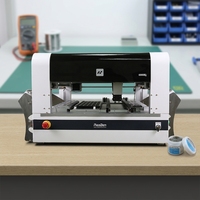 Machine industrielle SMD SMT NeoDen automatique 4000cph, précision 0,01 mm, 4 buses, pour montage de composants LED PCB 0201
