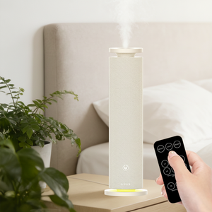 Difusor <span class=keywords><strong>de</strong></span> Aromaterapia con Aceite Perfumado sin Agua para el Hogar - Completo con Control Remoto, Cable USB, Adaptador, Gancho, Repuestos - Product Image 1