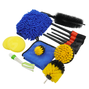 Ensemble de brosses de <span class=keywords><strong>nettoyage</strong></span> de voiture 14 pièces au <span class=keywords><strong>prix</strong></span> de gros Kit de détails pour le <span class=keywords><strong>nettoyage</strong></span> intérieur et extérieur de la voiture - Product Image 2