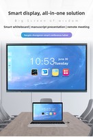 Affichage numérique OEM mural 65 pouces 4K Android 14 avec NFC intégré, balise Bluetooth, marketing de proximité et interaction client