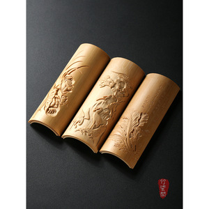 Hand-carved Bamboo Tea Spoon Handle Tea Ceremony Accessories Utensils - Product Image 1