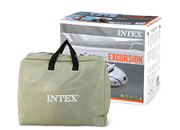 Bateau gonflable Intex Excursion 4 en PVC, durable, pour la pêche en plein air, vente en gros