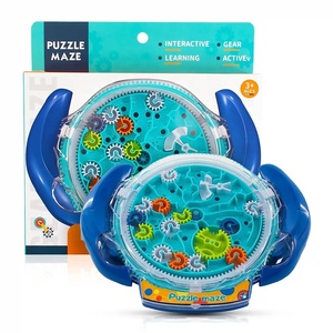 Juego de mesa de laberinto 3D inteligente, rompecabezas mentales y juguete de bola de gravedad para regalo para niños de <span class=keywords><strong>5</strong></span> a <span class=keywords><strong>7</strong></span> años - Product Image 3