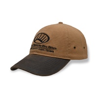 Casquette de baseball bicolore avec logo personnalisé, visière incurvée, 100 % polyester, broderie main, motif lettres, casquette structurée