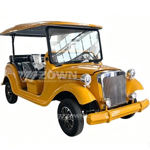 Navette rétro certifiée CE, 8 à 11 places, batterie au lithium, pour hôtel-resort, voiture électrique vintage classique - Product Image 2