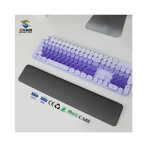 <span class=keywords><strong>Tapis</strong></span> de <span class=keywords><strong>souris</strong></span> de jeu, clavier, <span class=keywords><strong>tapis</strong></span> de <span class=keywords><strong>souris</strong></span> en mousse à mémoire de forme violette, PORON, antidérapant, repose-poignet <span class=keywords><strong>ergonomique</strong></span>, coussin de soutien de dessin animé pour le bureau - Product Image 1