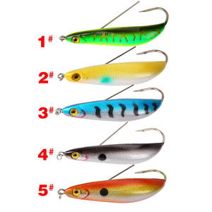 Señuelo de Pesca XY-409 Minnow de 8.5cm y 19.9g, Hundimiento Lento, Anzuelo Simple, Cebo Duro para Pesca de Lubina, Colores Verde, Azul, Negro, Dorado y Amarillo - Product Image 2