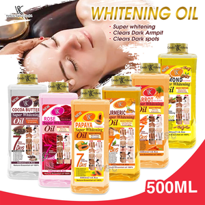 Offre Spéciale – Huile Essentielle Pure de Curcuma <span class=keywords><strong>Veet</strong></span> Gold 500ml, Pressée à Froid, 100% Pure, Super Éclaircissante et Hydratante pour la Peau - Product Image 1