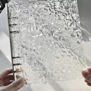 Álbum de Fotos Acrílico A5/A7 Cristal 4 Cuadrículas para Kpop Photocards, 20 Páginas, Cubierta de Ondas de Agua de Alta Transparencia Libro Kpop - Product Image 3