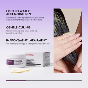 Maschera <span class=keywords><strong>per</strong></span> <span class=keywords><strong>Capelli</strong></span> Nutriente al Collagene Navensi, Trattamento Biologico alle Erbe <span class=keywords><strong>per</strong></span> Lucentezza, Morbidezza e Protezione del Colore, <span class=keywords><strong>per</strong></span> <span class=keywords><strong>Capelli</strong></span> Secchi - Product Image 3