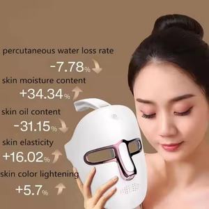 Appareil de traitement facial à infrarouge portable, masque LED Photon pour le soin de la peau, appareil facial en silicone - Product Image 2