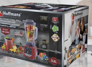 Hoffmans HM-2092 4800W Commercial Blender 5.2L Unbreakable PC Jar Heavy Duty Ice Crusher Smoothie Maker 220V High Power 1. 5.2L - Product Image 4