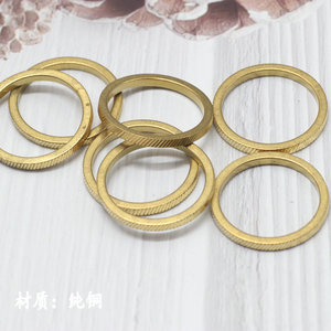 Matériaux et accessoires pour bijoux faits main : base en cuivre, dentelle, anneau, cadre rond, sans soudure - Product Image 4