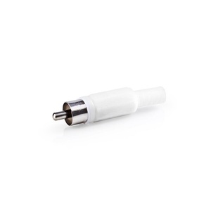 Conector RCA Macho Blanco, Enchufe de Audio y Video, Adaptador Estéreo de 3.5mm - Product Image 1
