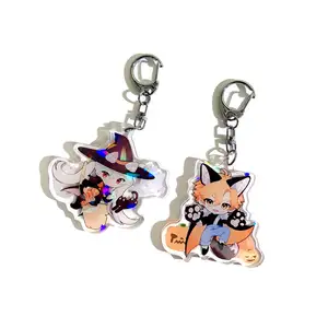 Personalized custom printed acrylic charms create your own design acrylic keychain