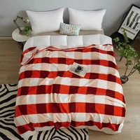 Couverture en polaire jacquard personnalisée ultra douce en polyester, toutes saisons, diverses couleurs et tailles, pour la maison, le canapé, le lit, le bureau
