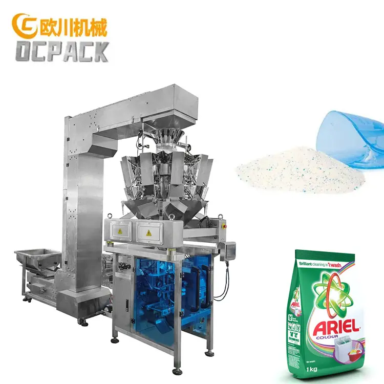 Automatic Laundry Soap Washing powder Packing Machine 1kg 2 kg 5kg Bag Detergent Powder Filling Packing Machine