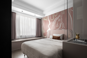 <span class=keywords><strong>Papier</strong></span> <span class=keywords><strong>peint</strong></span> abstrait grand format beige et or à motifs pour la décoration murale des espaces résidentiels et commerciaux, en matériau écologique - Product Image 3