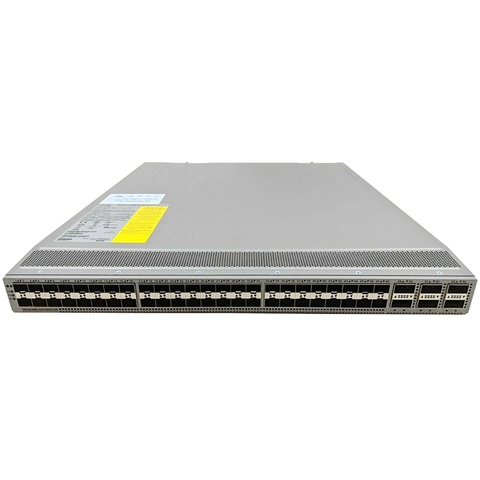 Nexus 9200 Series 48 100M/1G Base-T Ports and 4 Ports 1/10/25G SPF28 with 2 Ports 40/100G QSFP28 Switch N9K-C92348GC-X