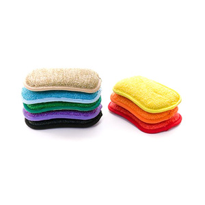 Esponja de microfibra para lavar platos, almohadilla de limpieza de cocina absorbente y gruesa para ollas y sartenes - Product Image 2