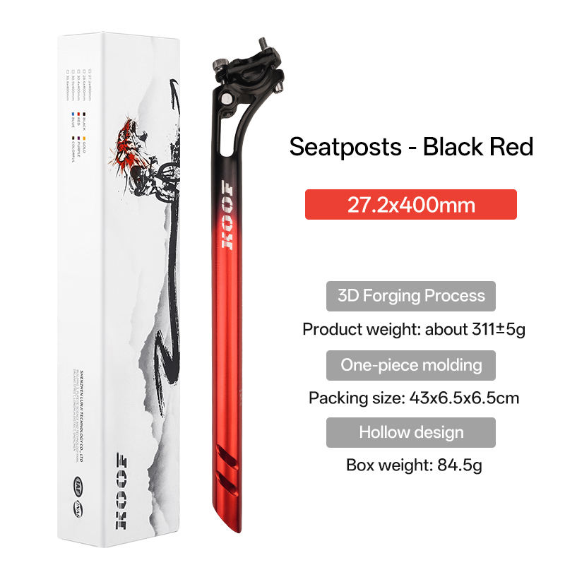 Noir et rouge 27.2*400mm