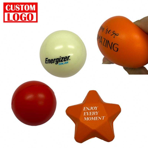 Pelotas Antiestrés de Espuma de PU Impresas Personalizadas, Juguete Suave para Aliviar la Ansiedad, Entrenador de Fuerza de Mano para Eventos Promocionales - Product Image 5