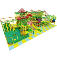 Combinaison personnalisée grand toboggan équipement de terrain de jeu intérieur