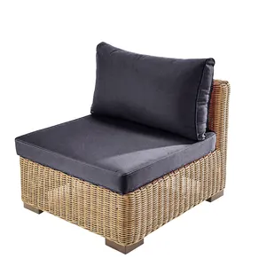 Mousse à mémoire de forme meubles de patio chaise causeuse dos étanche coussin extérieur dégagement 24*24 sièges personnalisé noir housse de coussin