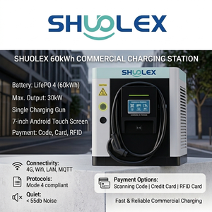 SHUOLEX Nouveau Robot de Recharge Portable pour Véhicules Électriques 30kW DC Station de Recharge Rapide <span class=keywords><strong>Autonome</strong></span> pour Secours Énergétique d'Urgence sur Autoroute - Product Image 1