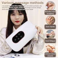 Masseur électrique sans fil à compression d'air pour les doigts de la paume de la main, soulagement de la douleur, masseur des articulations des doigts avec chauffage Vibration de la main