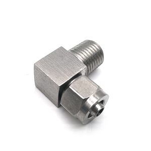 Raccord coudé pneumatique mâle <span class=keywords><strong>1</strong></span>/8 <span class=keywords><strong>1</strong></span>/<span class=keywords><strong>4</strong></span> 3/8 pour tube PU PE avec écrou de blocage pour conduite de gaz - Product Image 3