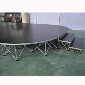 Scène de spectacle mobile portable, plateforme extérieure en bois pour événements - Product Image 4