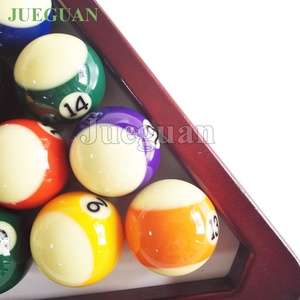 Ballon de raquette en bois massif, carré, <span class=keywords><strong>noir</strong></span> et rouge, pour piscine - Product Image 1