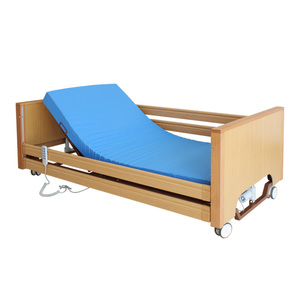 Cama de Cuidado Médico Eléctrica de Madera Hochy para Pacientes Mayores, Muebles de Hospital, Clínica, Cuidado en el Hogar - Product Image 4