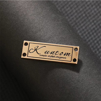 Kancing Logam Paduan Seng Bebas Nikel Berlapis dengan Logo Merek Embos, Cocok untuk Pakaian Denim, Mantel, dan Garmen - Diskon Besar